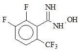 2,3-二氟-N-羥基-6-三氟甲基苯甲脒；
2,3-Difluoro-N-hydroxy-6-(trifluoromethyl)benzenecarboximidamide；
DFAO